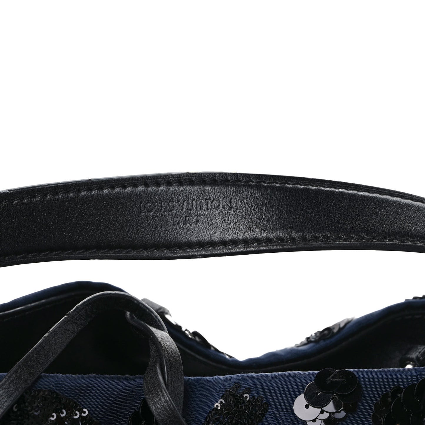 Monogram Jacquard Sequin NN14 Spotlight PM Navy