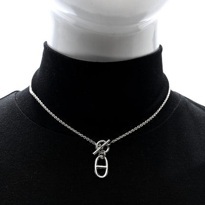 Hermes Sterling Silver Amulette Chaine d'Ancre Necklace 2 of 5