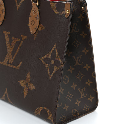 Louis Vuitton Reverse Monogram Giant Onthego MM 10 of 14
