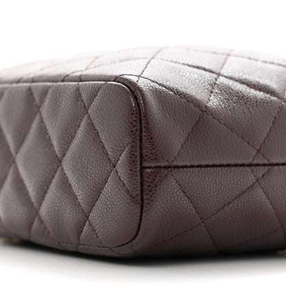 Chanel Caviar Quilted Hobo Burgundy 10 of 11