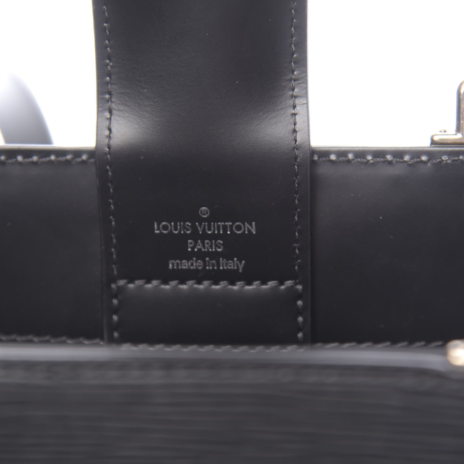 Louis Vuitton Epi Kleber MM Black 6 of 10
