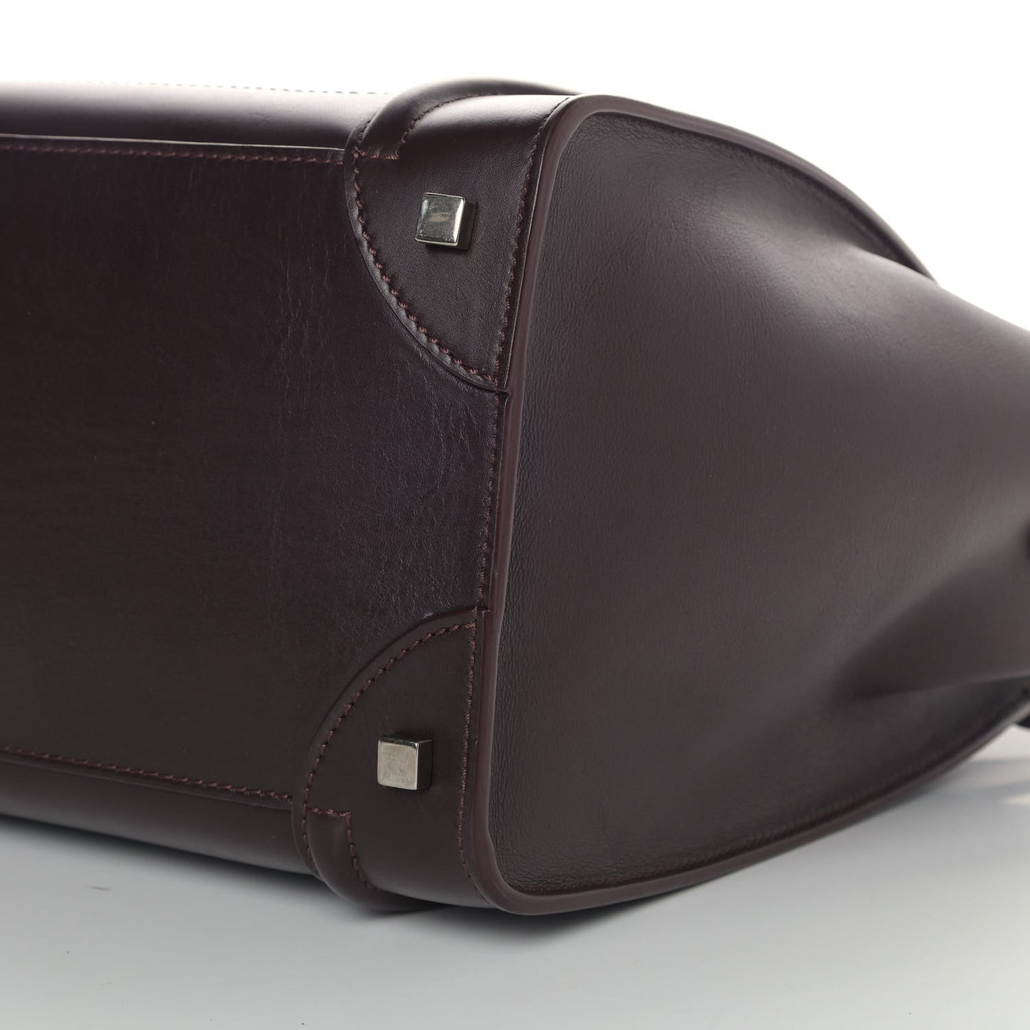 Smooth Calfskin Mini Luggage Burgundy