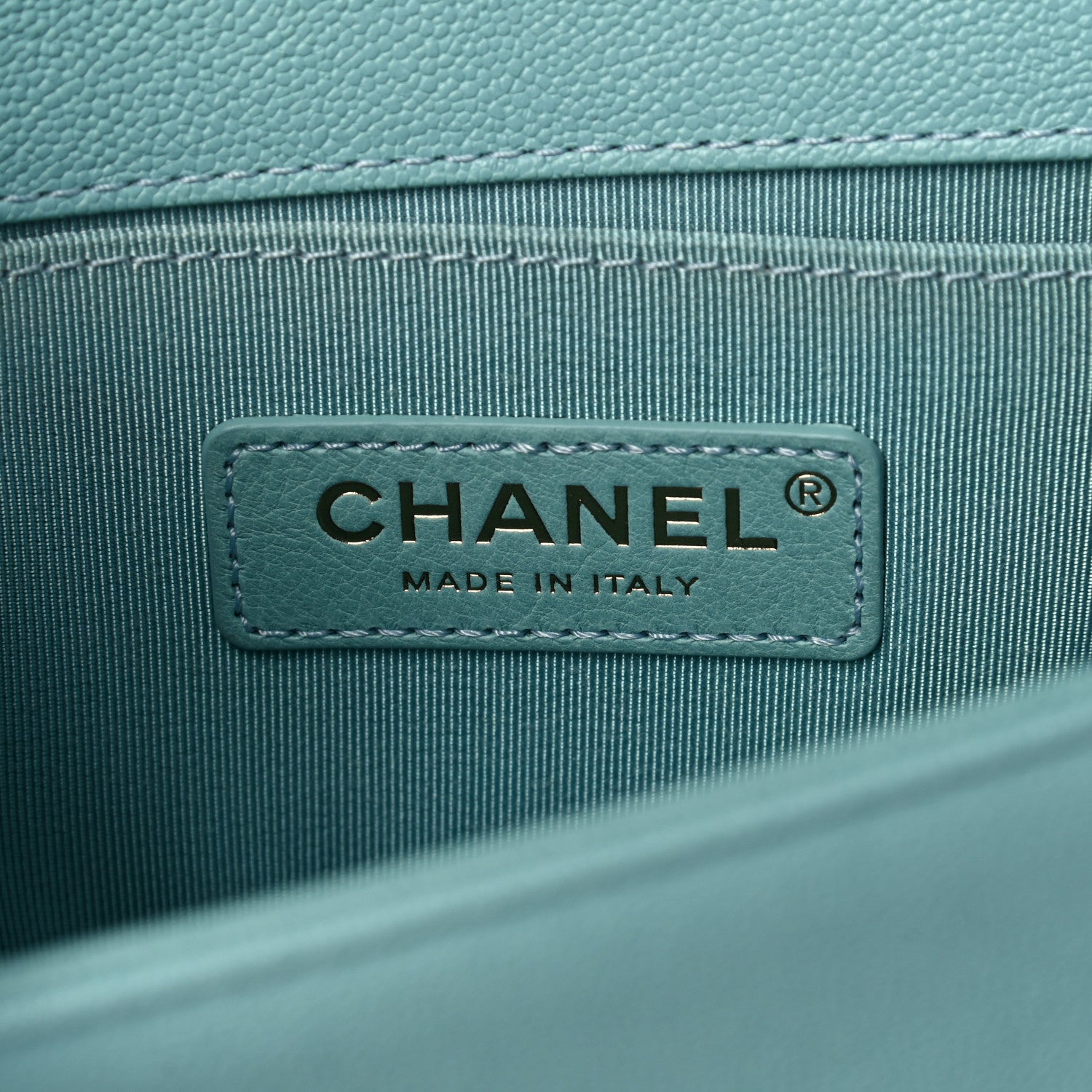 Chanel Caviar Quilted Small Boy Flap Light Blue 6 of 9