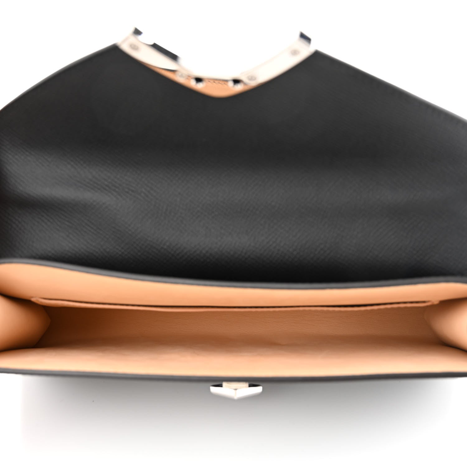 Moynat Carat Calfskin Gabrielle Clutch Black 5 of 10