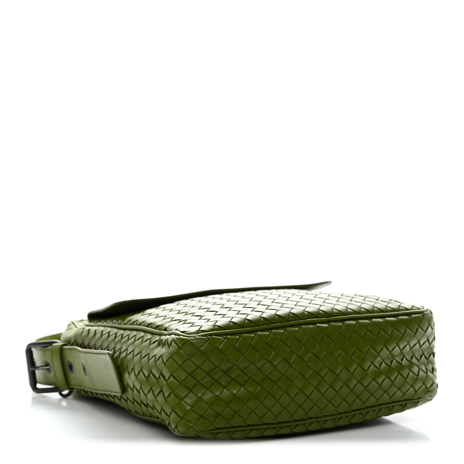 Bottega Veneta Nappa Intrecciato Crossbody Messenger Green 4 of 11