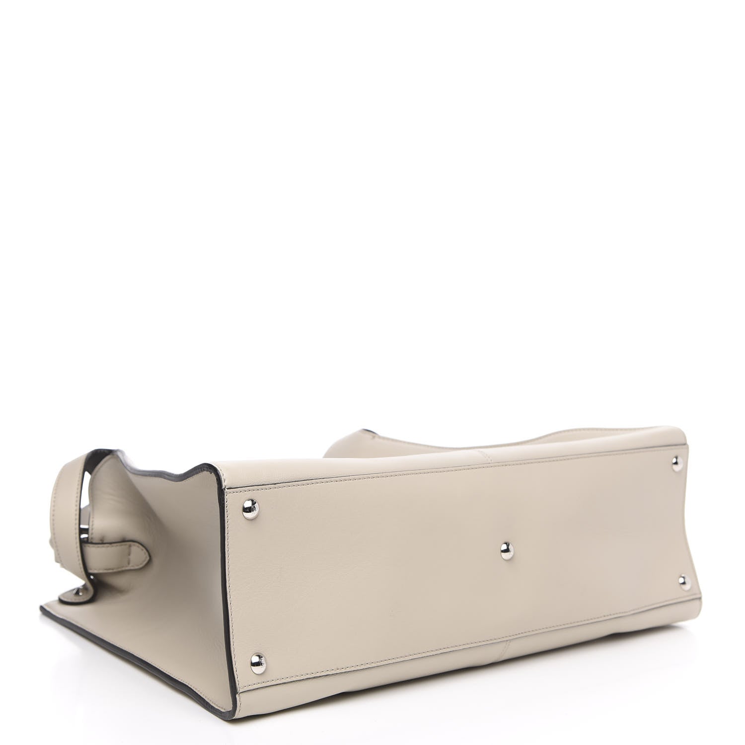Fendi Vitello Seta Century Large Peekaboo X-Lite Latte Balena 4 of 8