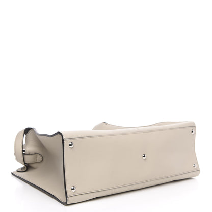 Fendi Vitello Seta Century Large Peekaboo X-Lite Latte Balena 4 of 8