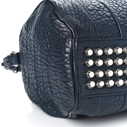 Alexander Wang Pebbled Lambskin Mini Rockie Navy Silver Hardware 7 of 8