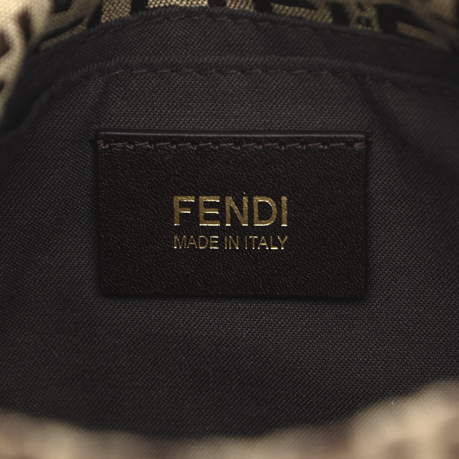 Fendi Zucchino Vitello Mini Mama Baguette Mogano Panna Bruciato 6 of 12