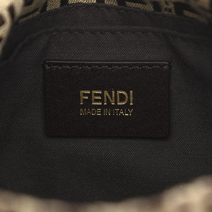 Fendi Zucchino Vitello Mini Mama Baguette Mogano Panna Bruciato 6 of 12
