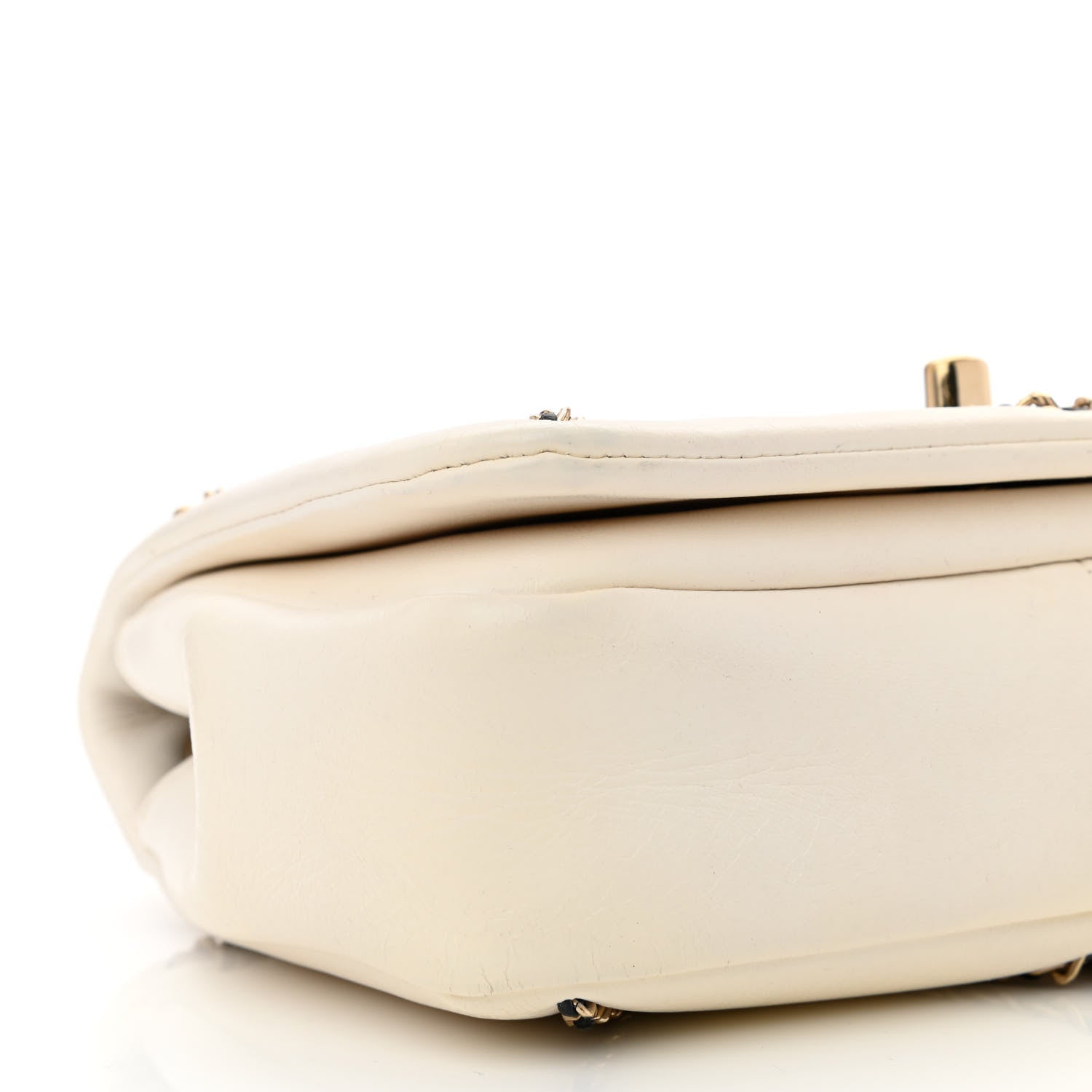 Chanel Lambskin Small Entwined Chain Flap White 9 of 12