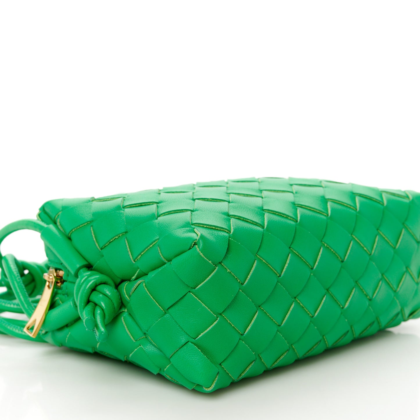 Nappa Intrecciato Mini Loop Camera Bag Parakeet