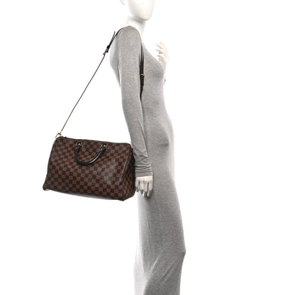 Louis Vuitton Damier Ebene Speedy Bandouliere 35 2 of 10