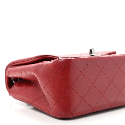 Chanel Lambskin Quilted Mini Square Flap Red 9 of 10