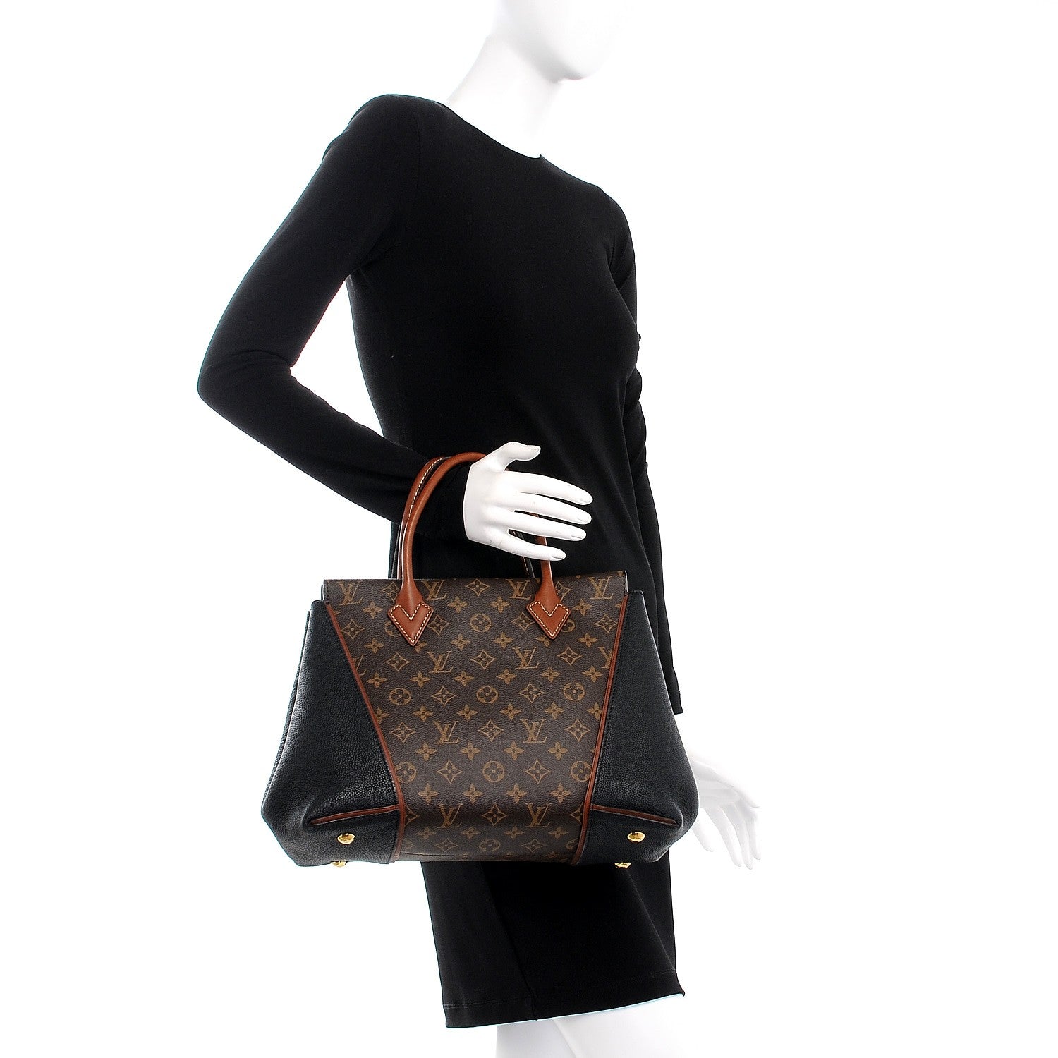 Louis Vuitton Monogram Tote W PM Black 2 of 6