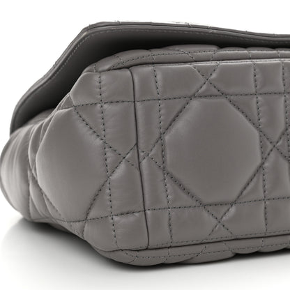 Christian Dior Calfskin Macrocannage Medium Caro Bag Iron Grey 9 of 13