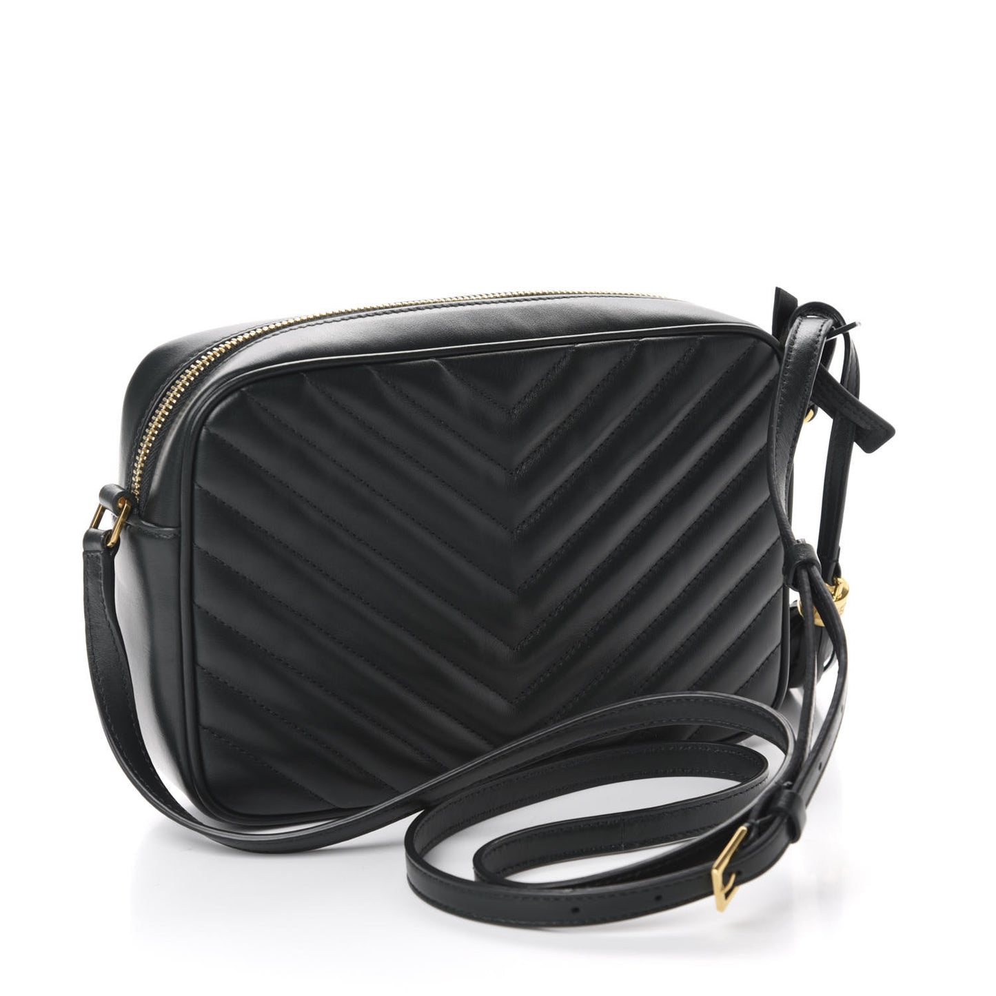 Calfskin Matelasse Monogram Lou Camera Bag Green