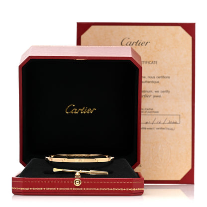 Cartier 18K Yellow Gold Small LOVE Bracelet 18 5 of 5