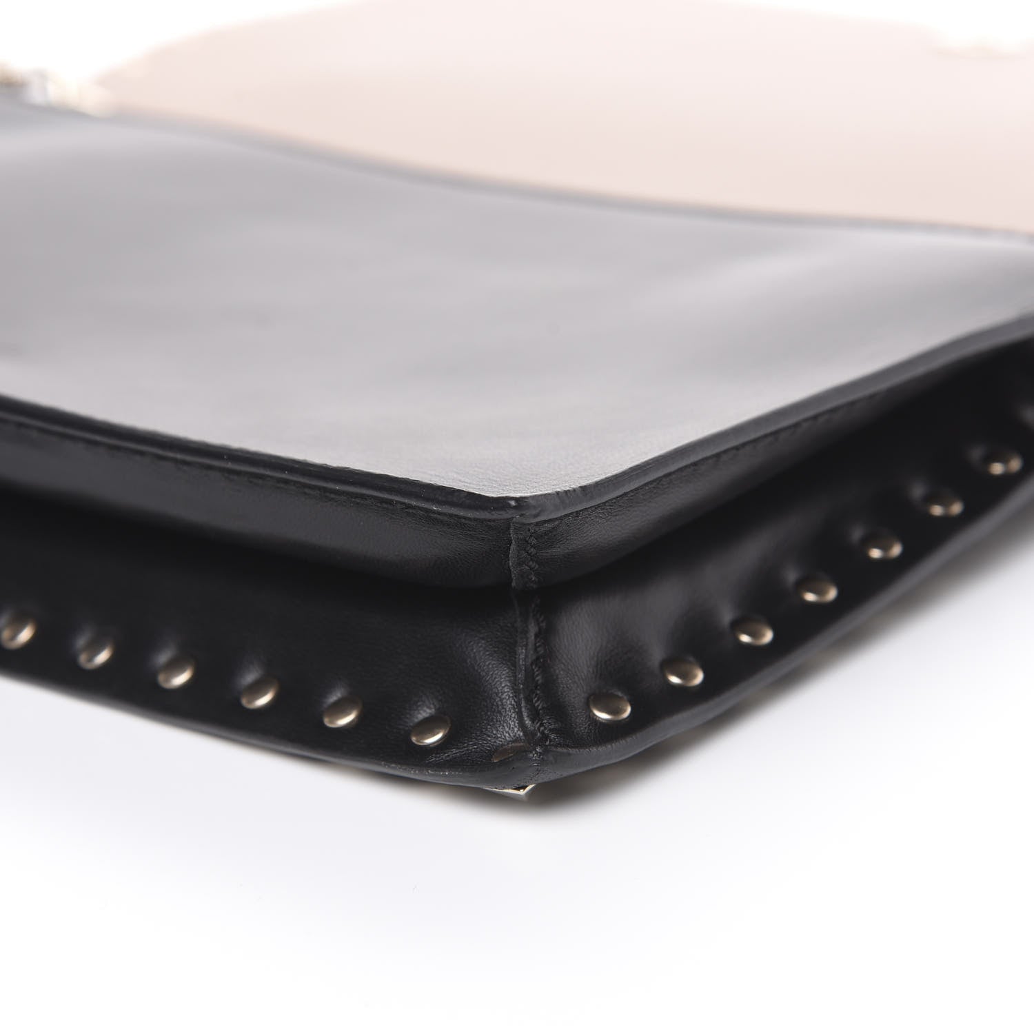 Valentino Garavani Nappa Rockstud Wristlet Clutch Black 9 of 9