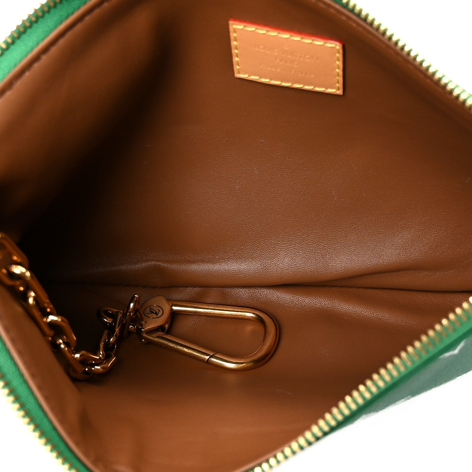 Louis Vuitton Calfskin Monogram Speedy P9 Bandouliere 50 Pochette Green 5 of 7