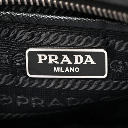 Prada Nylon Tessuto Impuntu Quilted Chain Crossbody Black 8 of 11