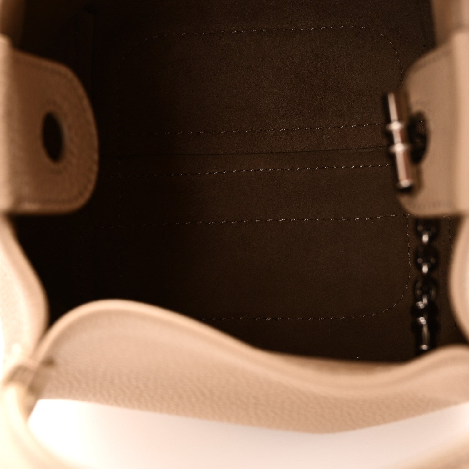 Loro Piana Grained Calfskin Micro Bale Bag Light Mastic 5 of 9
