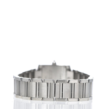Cartier Stainless Steel 20mm Tank Francaise Quartz Watch 4 of 7