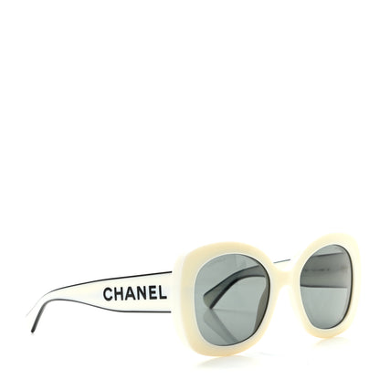 Chanel Acetate Sunglasses 71414 White 3 of 6