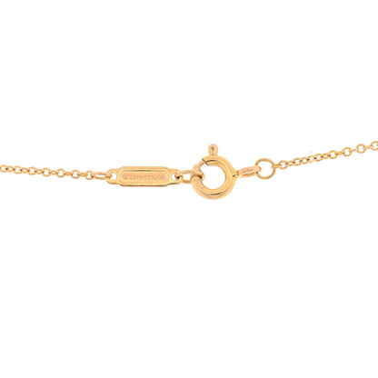 Tiffany 18K Rose Gold Diamond Atlas Pierced Pendant Necklace 4 of 5