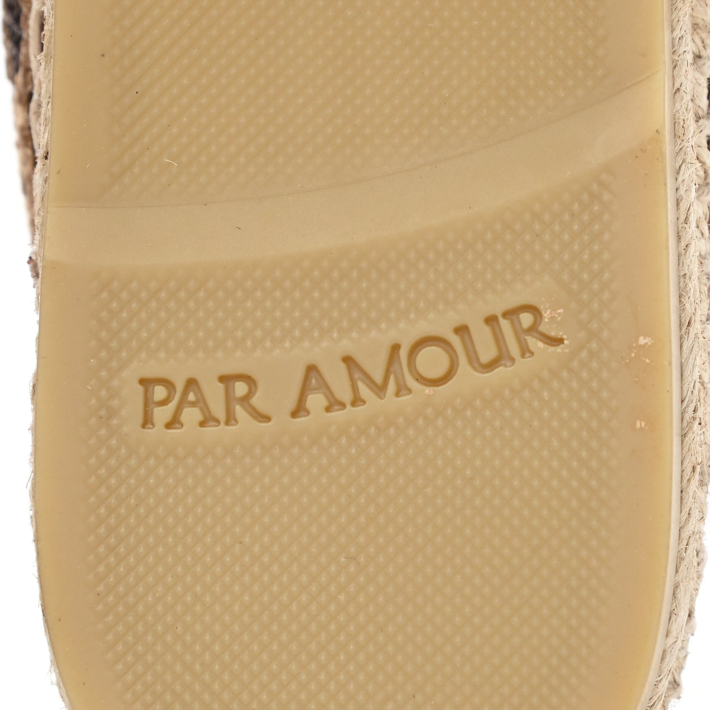 Lame Nappa GG Monogram Espadrilles 36 Brown Beige Light Bronze