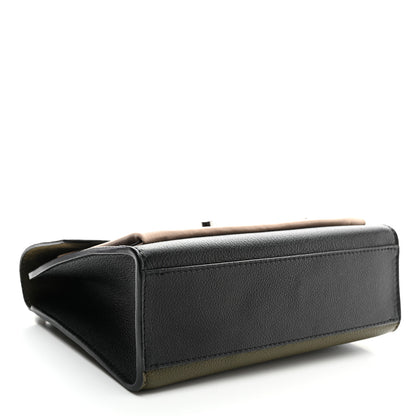 Louis Vuitton Soft Calfskin My Lockme Top Handle Laurier Green Toffee Latte Beige Black 3 of 9