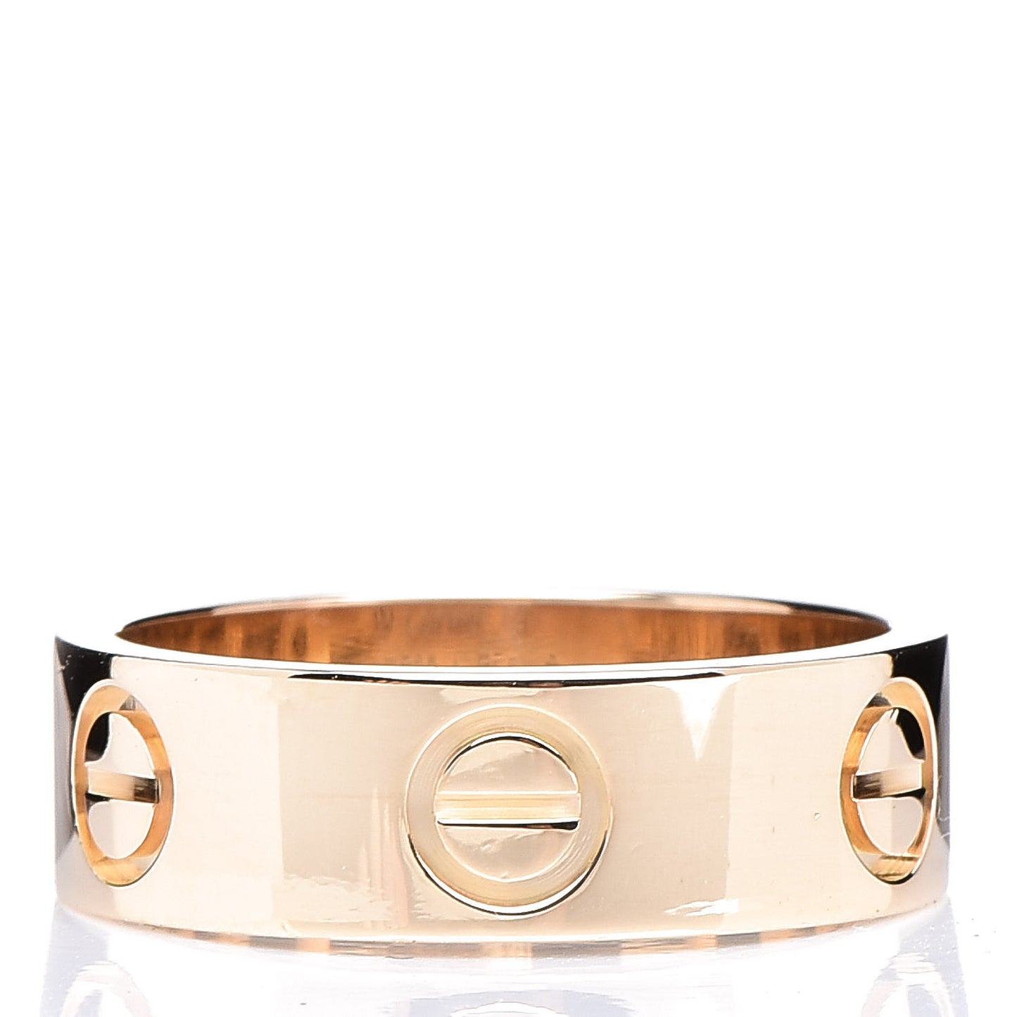 18K Yellow Gold 5.5mm LOVE Ring 49 4.75