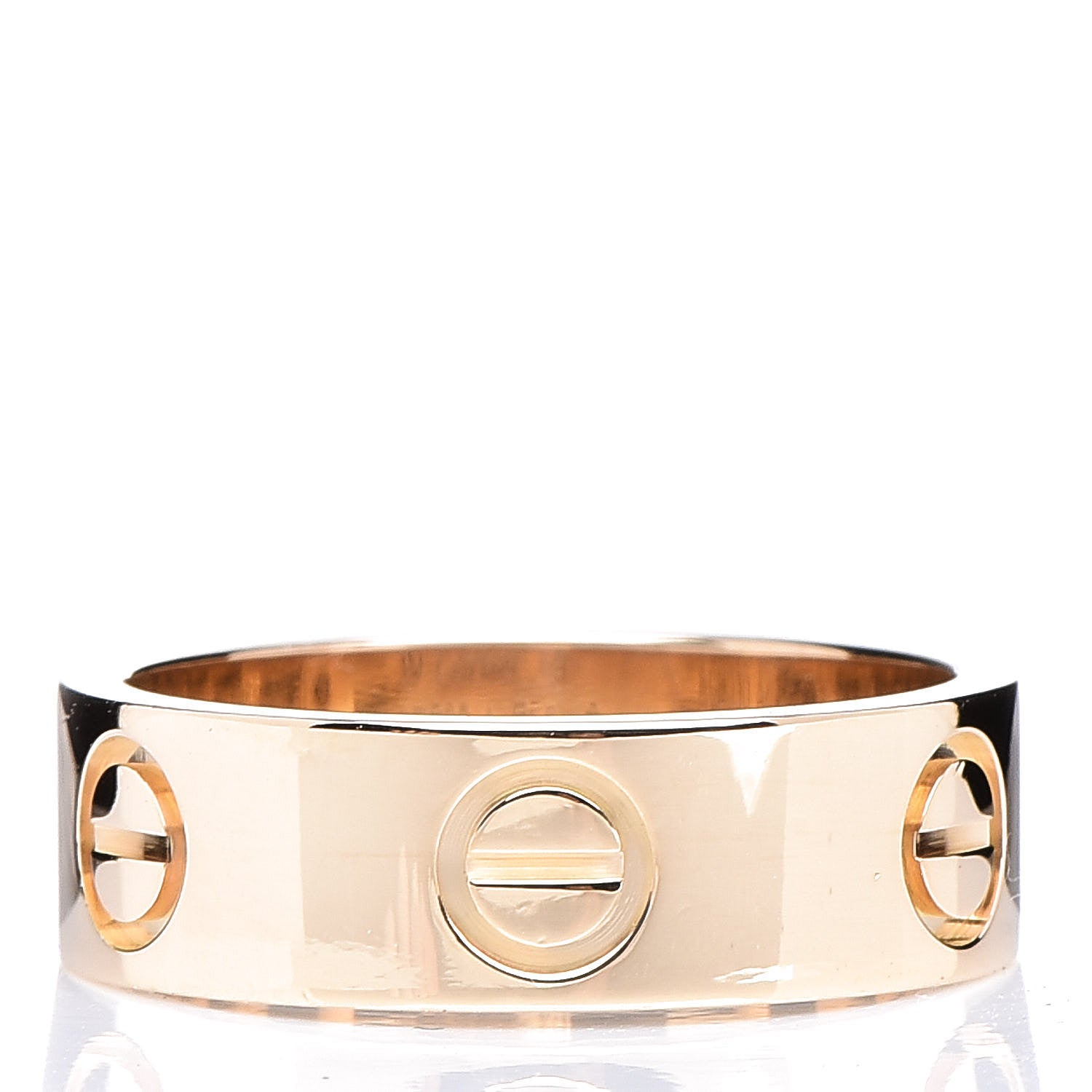 Cartier 18K Yellow Gold 5.5mm LOVE Ring 49 4.75 3 of 5