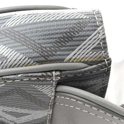 Christian Dior CHRISTIAN DIOR Coated Canvas CD Diamond Mens Mini Saddle Bag Grey 11 of 14