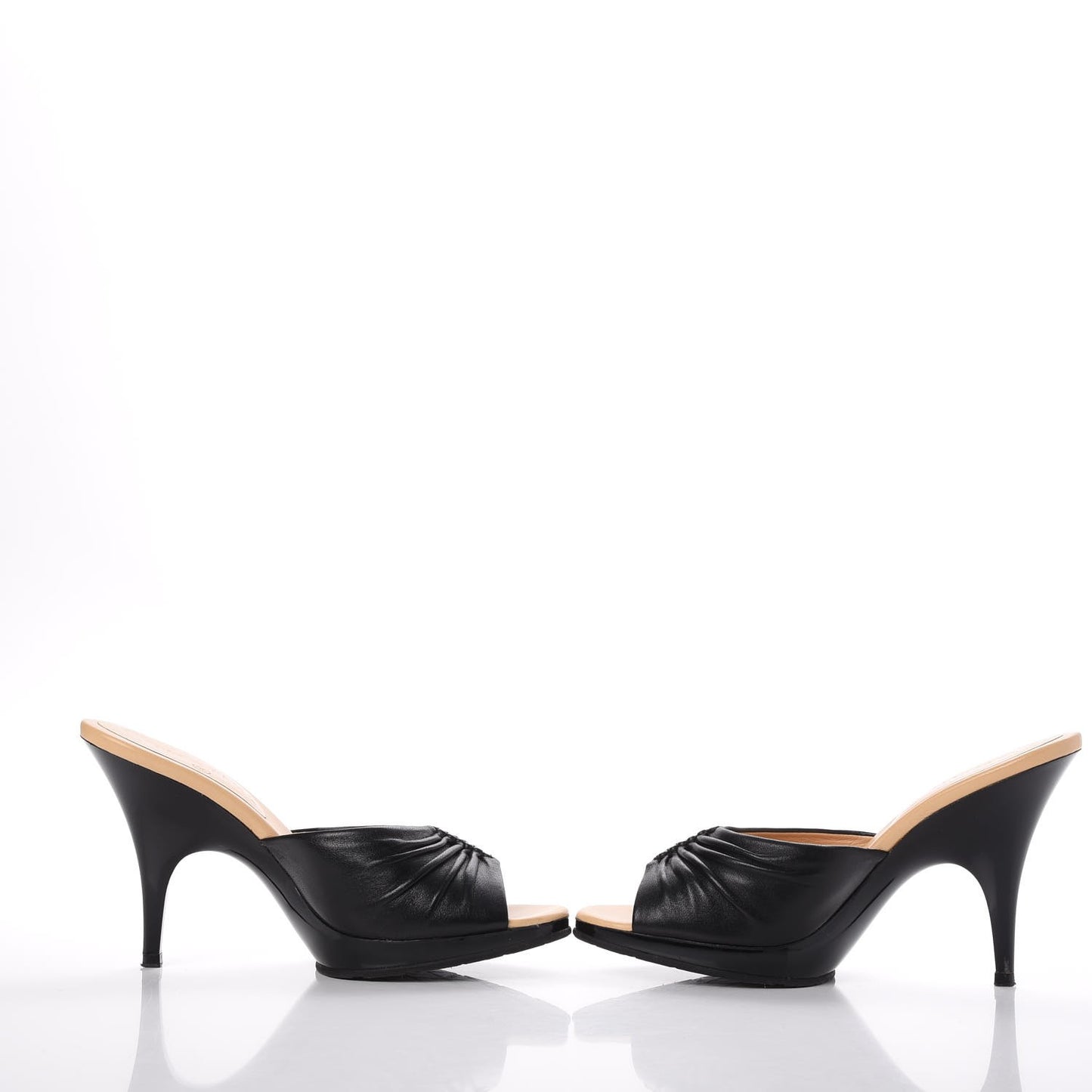 Lambskin CC Mules 6 Black