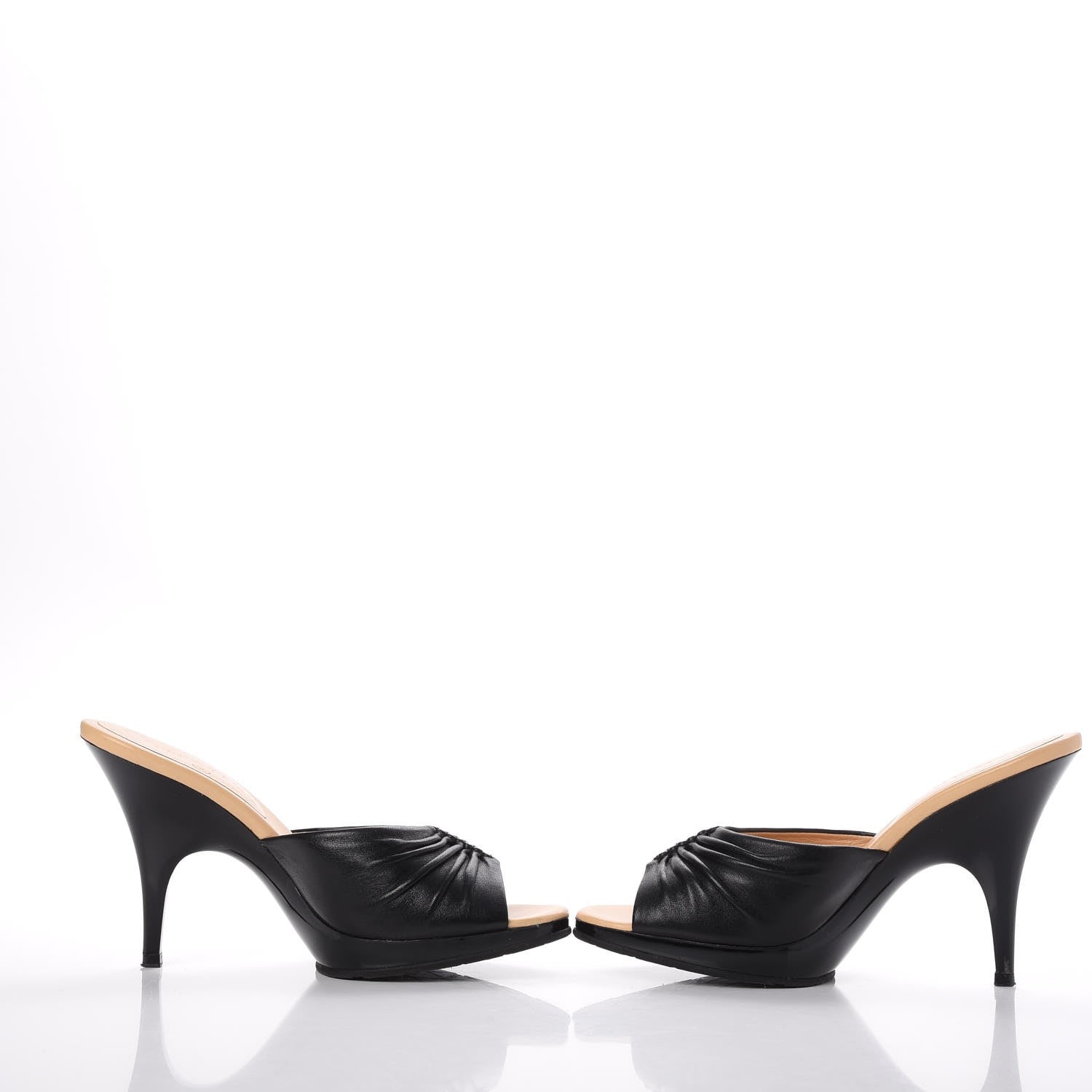 Chanel Lambskin CC Mules 6 Black 6 of 13