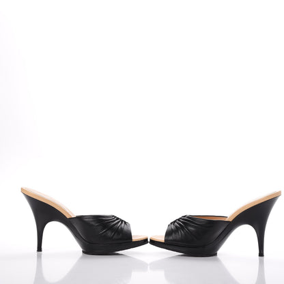 Chanel Lambskin CC Mules 6 Black 6 of 13