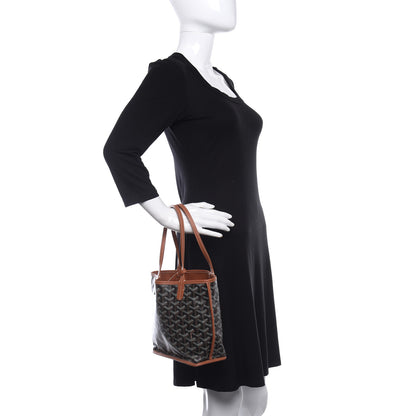 Goyard Goyardine Reversible Mini Anjou Black Gold 3 of 22