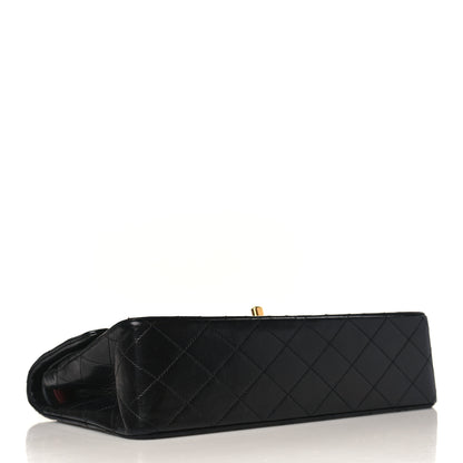 Chanel Lambskin Quilted Medium Double Flap Black 4 of 10