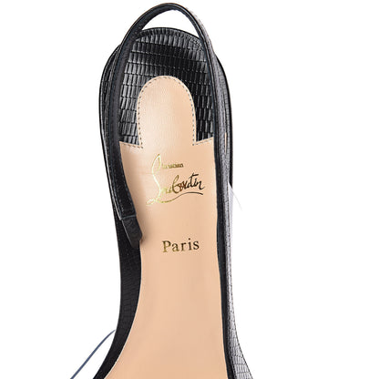 Christian Louboutin Calf Zarli PVC Optisexy 70 Pumps 39.5 Black 5 of 7