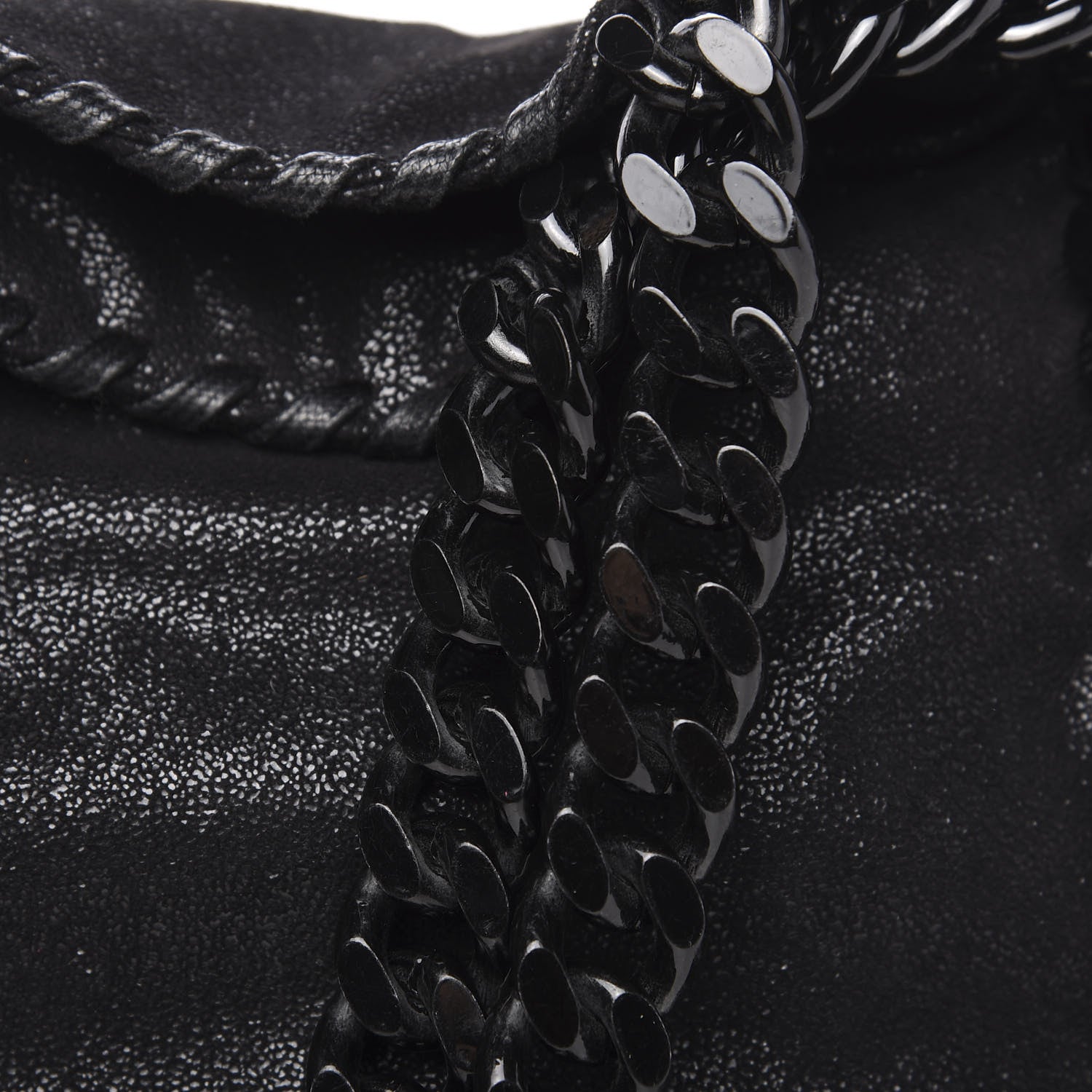 Stella McCartney Shaggy Deer Small Falabella Tote Black 9 of 11