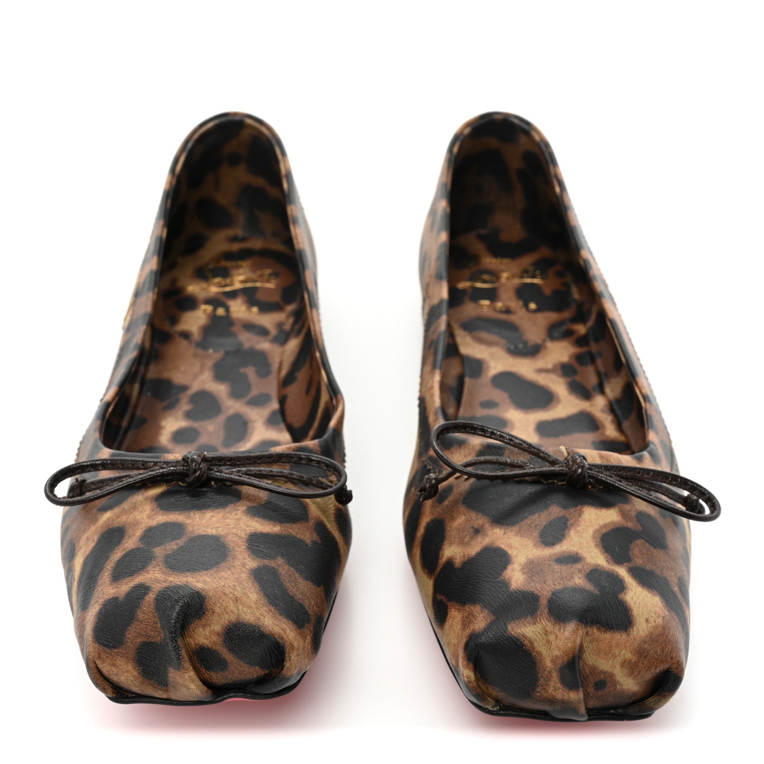 Christian Louboutin Veau Velours Mamadrague Flats 38.5 Leo 2 of 9