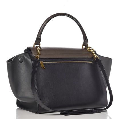Celine Smooth Calfskin Medium Tri-color Trapeze Anthracite 3 of 15