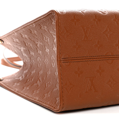 Louis Vuitton Empreinte Monogram Onthego MM Cognac 8 of 9