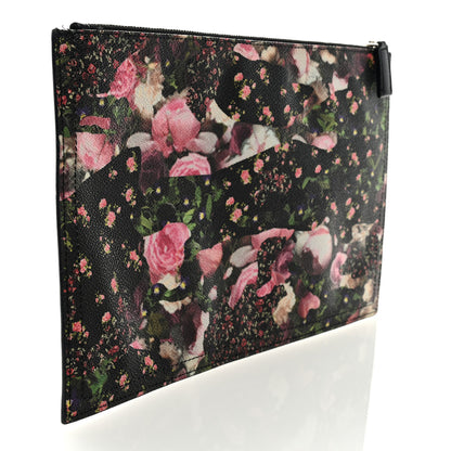 Givenchy Coated Canvas Roses Camouflage Print Medium Antigona Zip Pouch Black 3 of 6