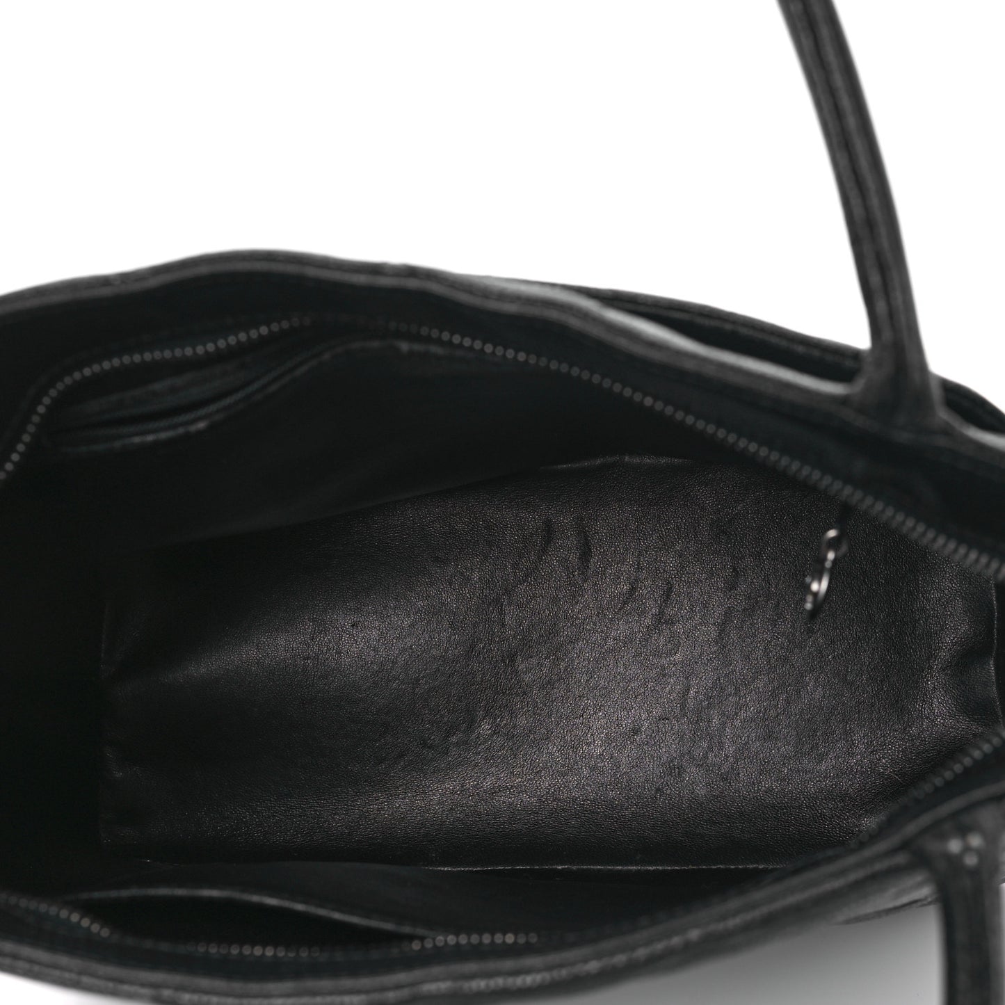 Caviar Quilted Medallion Tote Black
