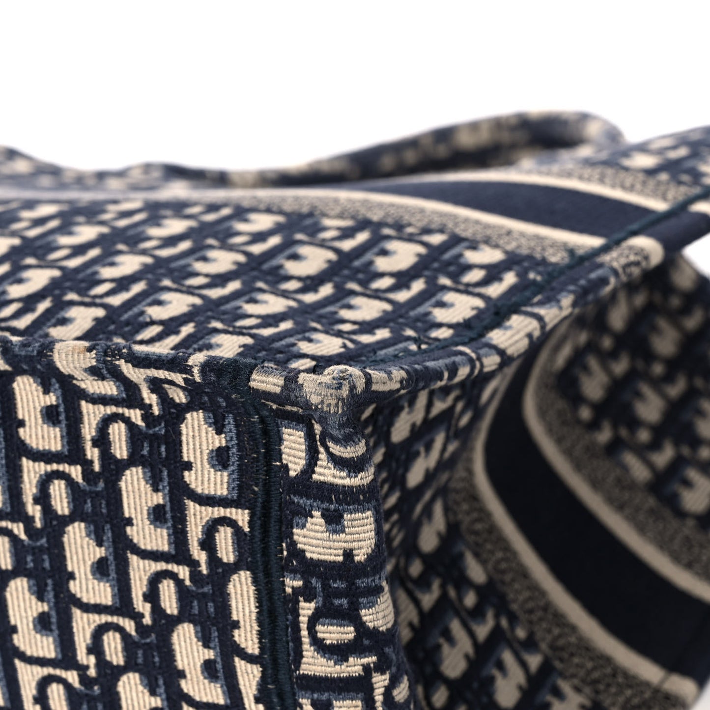 Oblique Book Tote Blue Multicolor
