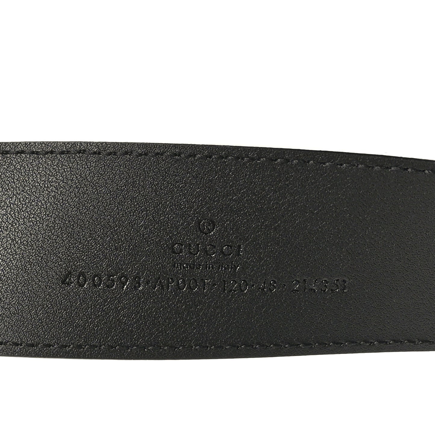 Calfskin Double G 40mm Belt 120 48 Black
