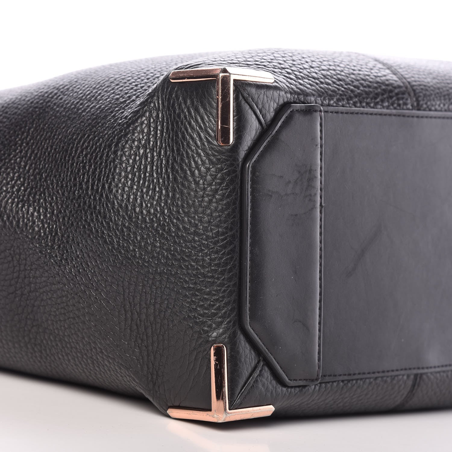 Alexander Wang Pebbled Calfskin Large Emile Soft Black Rose Gold Hardware 11 of 16
