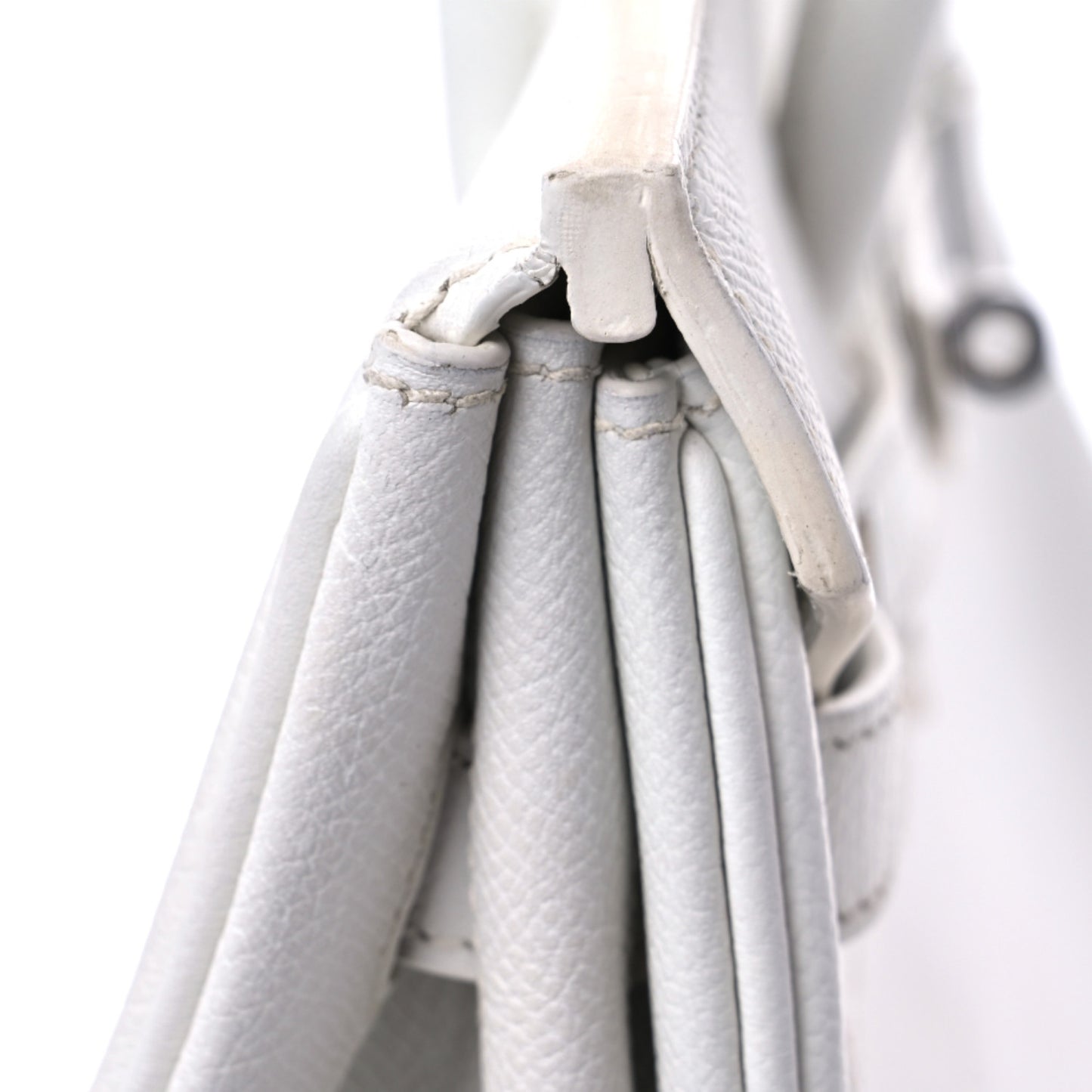 Epsom Birkin 35 White